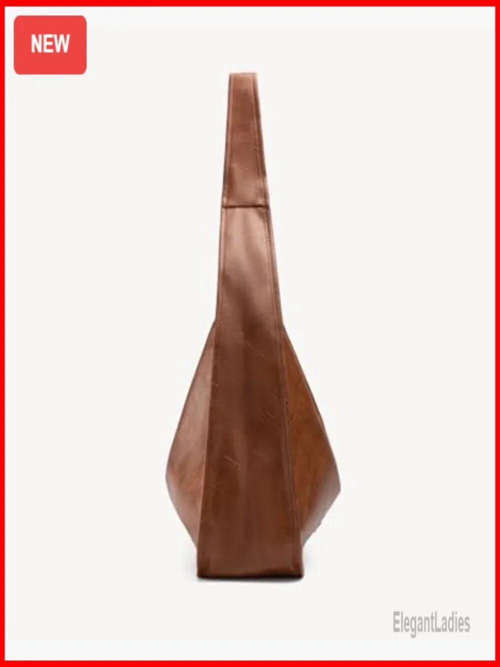 PU Leather Hobo Tote with Multiple Pockets for Work and Travel